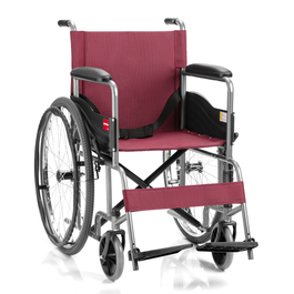 Yuwell Steel Heavy Duty Wheelchair 46 Cm H007