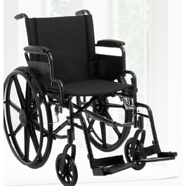 Yuwell Steel Heavy Duty Wheelchair 60 CM K4