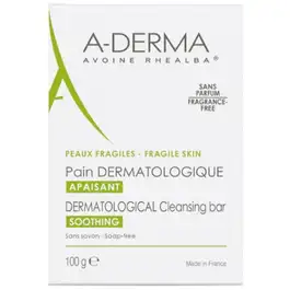 A-Derma Dermatological Cleansing Bar - 100g