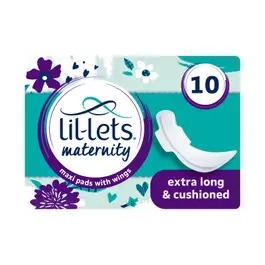 Lil-Lets Maternity Long Pads 10 Pack