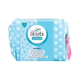 Lil-Lets Diverse Sanitary Napkins Collection for Teens - 10 Count