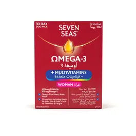 Seven Seas,Omega-3 With Multivitamins For Women 60 Capsules
