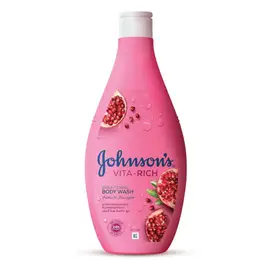 Johnson's Vita Rich Brightening Body Wash, Pomegranate Flower, 750 ml