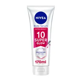 NIVEA SUPER 10 Glow Body Serum, Glowing Skin, With Niacinamide, 170ml