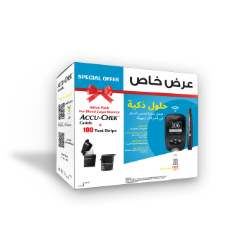 Accu-Chek Guide Blood Glucose Meter + 100 Strips