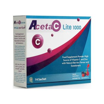 Aceta C Lite Vitamin C + Zinc 14 Berries Sachets