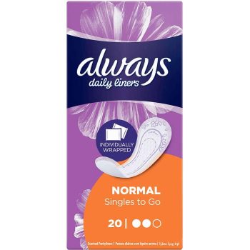 Always Wrapped Pantyliner Comfort Protect Normal 20
