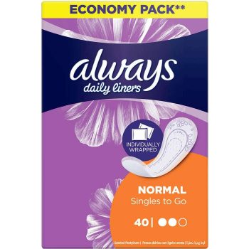 Always Wrapped Pantyliner Comfort Protect Normal 40