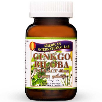 American International Lab Ginko Biloba 40 mg 60 Capsules