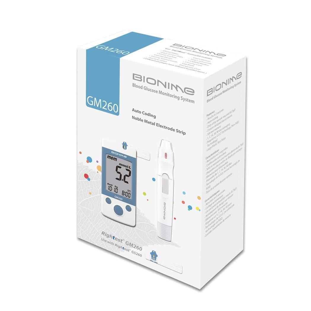 Bionime Blood Glucose Monitoring System GM260 Bionime Blood Glucose Monitoring System GM260