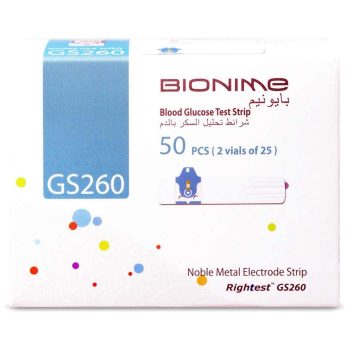 Bionime Blood Glucose Test Strips 50 pcs - GS260