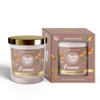 Body Spa Candle Almond - 220 gm