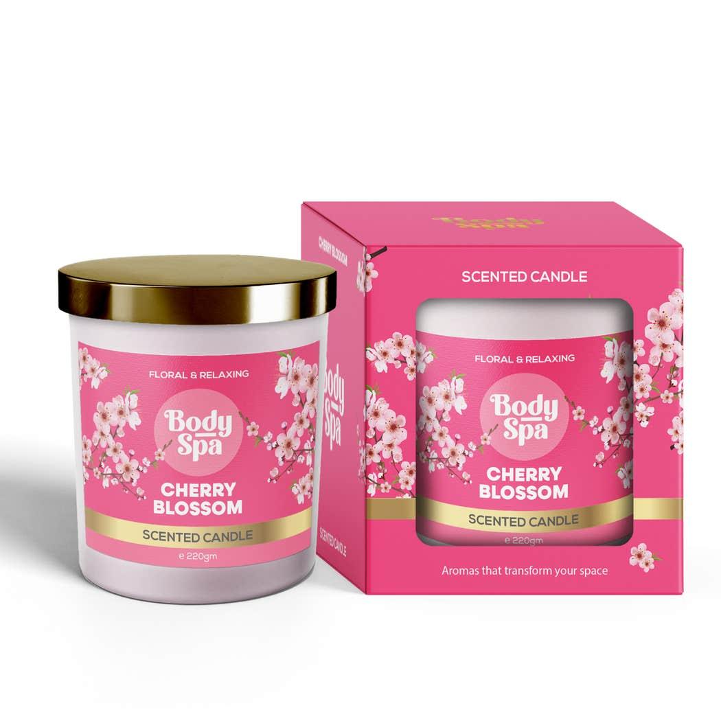 Body Spa Candle Cherry Blossom - 220 gm Body Spa Candle Cherry Blossom - 220 gm