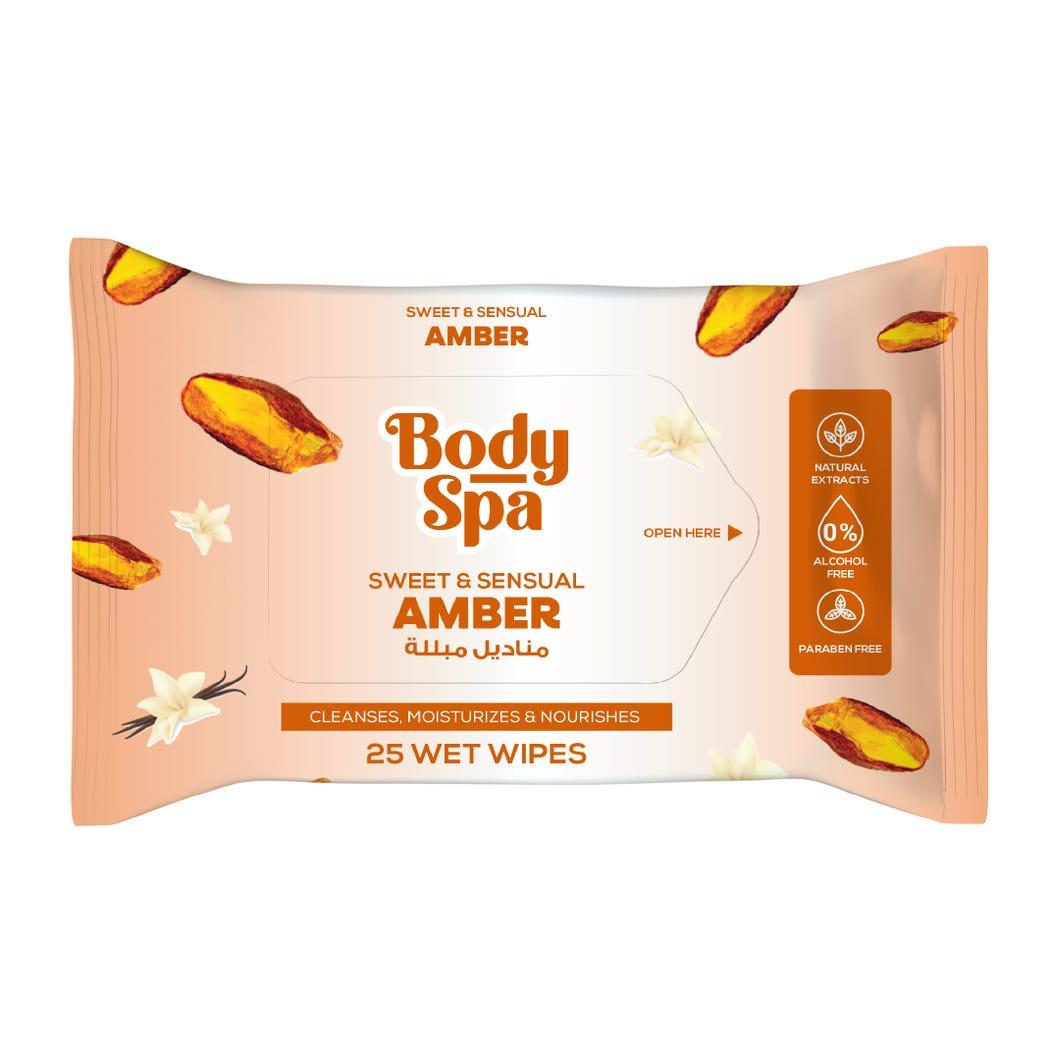 Body Spa Wet Wipes (25 Sheet) Amber Body Spa Wet Wipes (25 Sheet) Amber