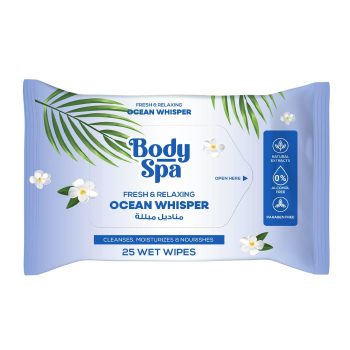 Body Spa Wet Wipes (25 Sheet) Ocean Whisper
