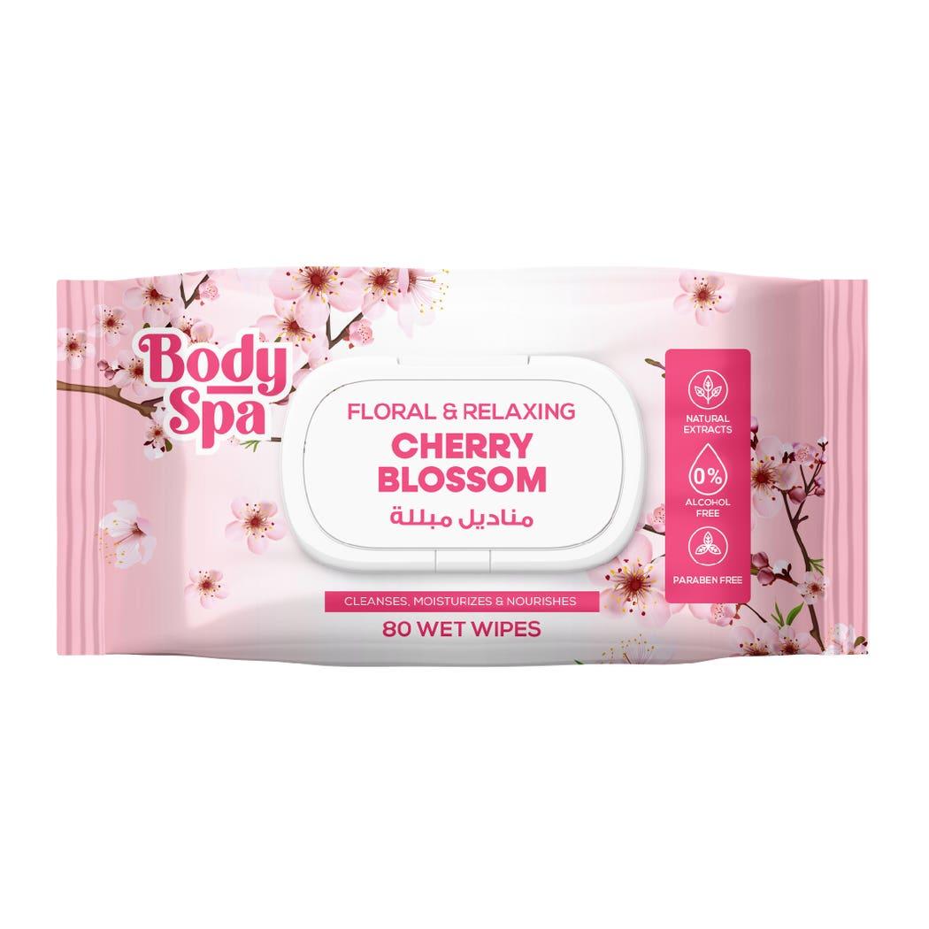 Body Spa Wet Wipes (80 Sheet) Cherry Blossom Body Spa Wet Wipes (80 Sheet) Cherry Blossom