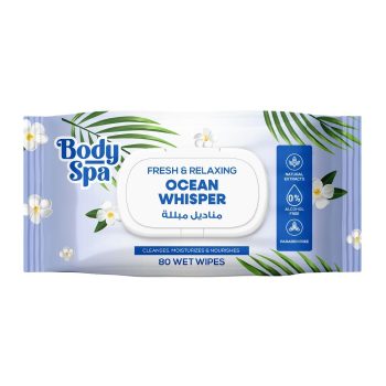 Body Spa Wet Wipes (80 Sheet) Ocean Whisper