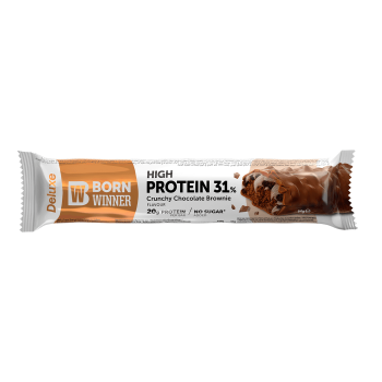 Born Winner Deluxe Protein Bar Crunchy Chocolate Brownie 64 Gm