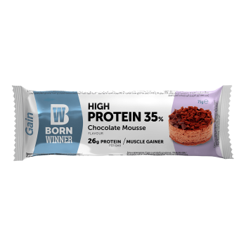 Born Winner Gain Protein Bar Chocolate Mousse 75 Gm