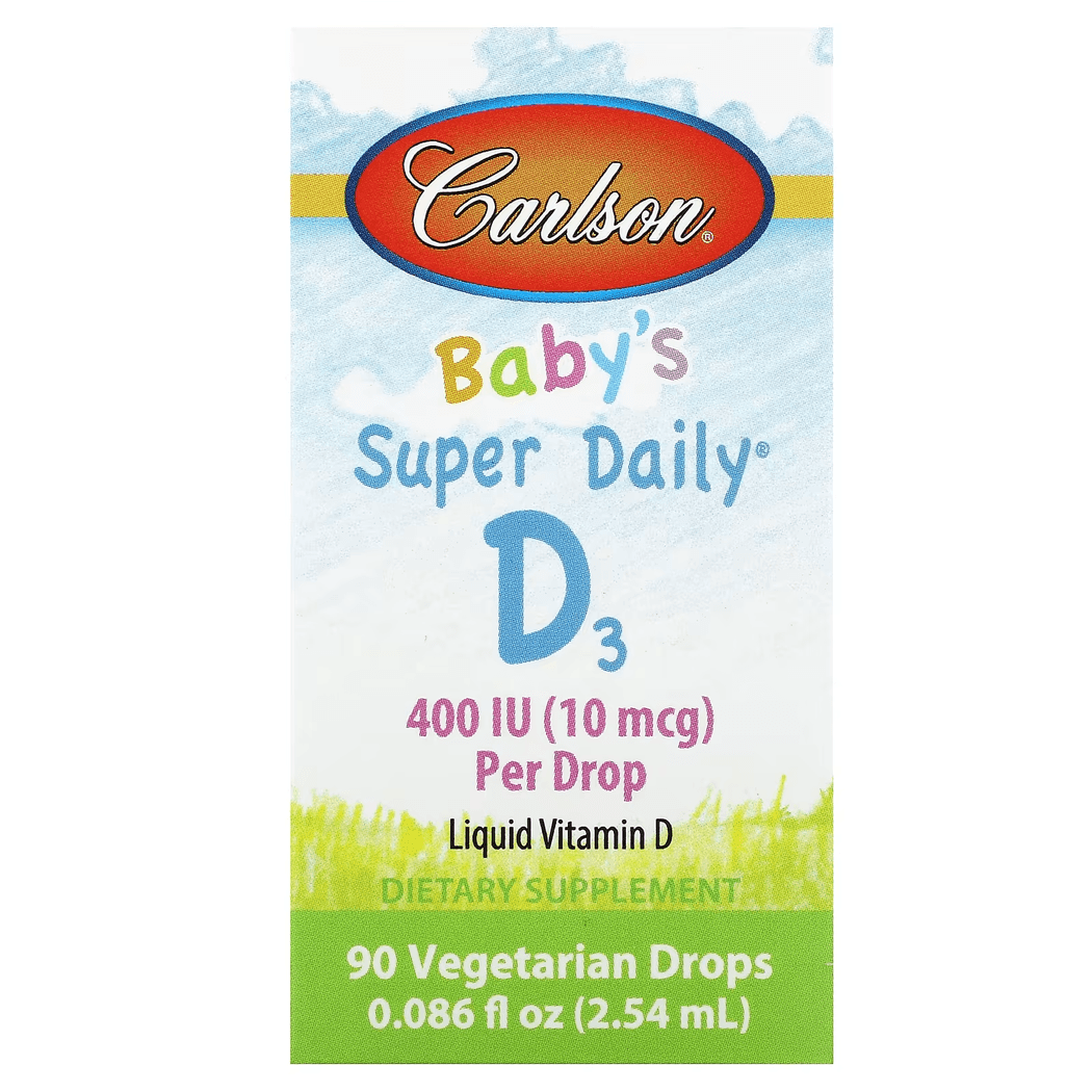 Carlson Baby'S Super Vitamin D3 400 Iu (10 Mcg) - 90 Drops Carlson Baby'S Super Vitamin D3 400 Iu (10 Mcg) - 90 Drops