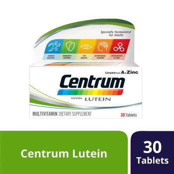 Centrum Multivitamins With Lutein 30 Tablets
