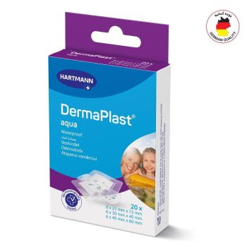 Dermaplast Plaster Aqua 3 Sizes 20 Pcs