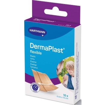 Dermaplast Plaster Flexible 6x10cm - 10 Pcs