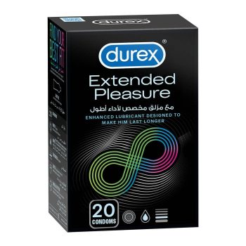 Durex Condom Extended Pleasure 20s