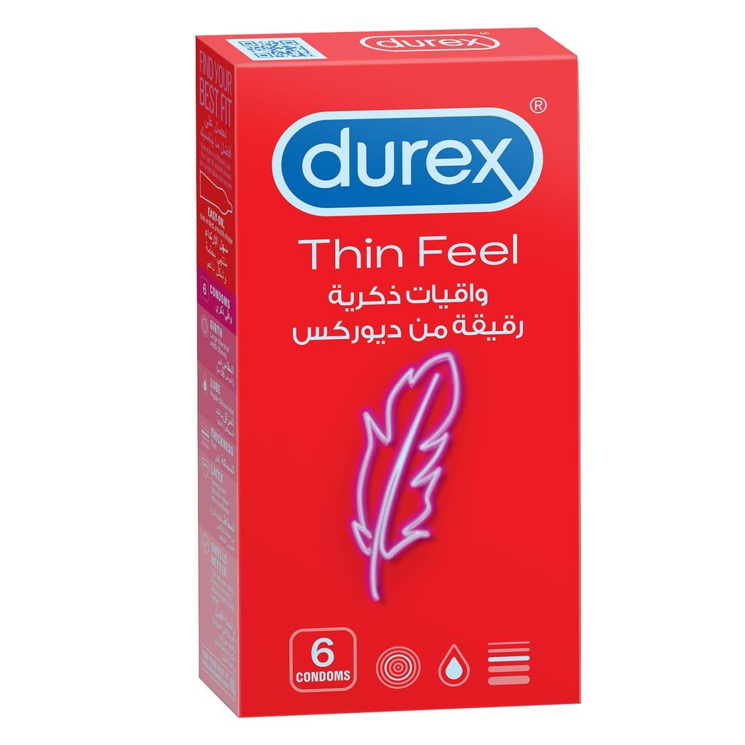 Durex Condom Feel Thin 6 Pcs Durex Condom Feel Thin 6 Pcs