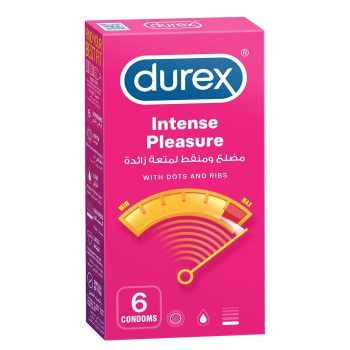 Durex Condom Intense Pleasure 6 Pcs