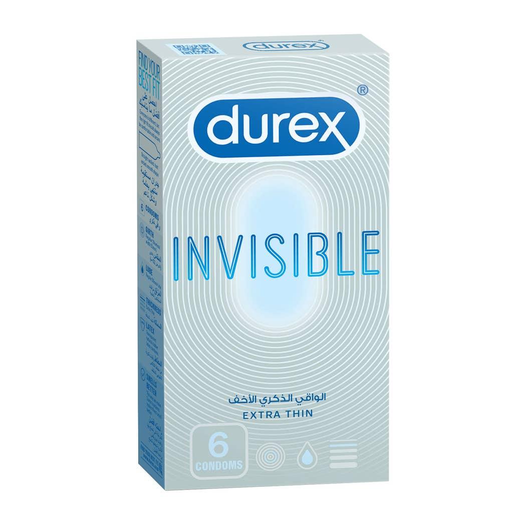 Durex Condom Invisible 6 Pcs Durex Condom Invisible 6 Pcs