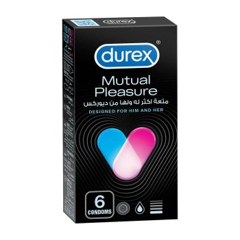 Durex Condom Mutual Pleasure 6 Pcs