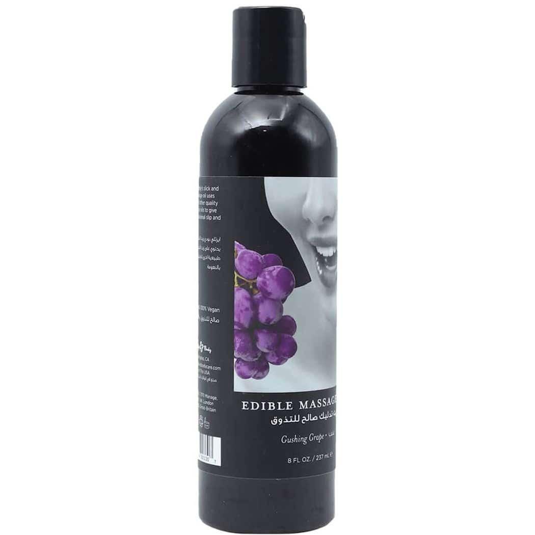 Earthly Body Edible Massage Oil Grape 237ml Earthly Body Edible Massage Oil Grape 237ml