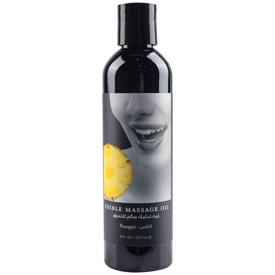 Earthly Body Edible Massage Oil Pineapple 237 ml Earthly Body Edible Massage Oil Pineapple 237 ml