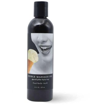 Earthly Body Massage Oil Edible Vanilla Scent 237 ml