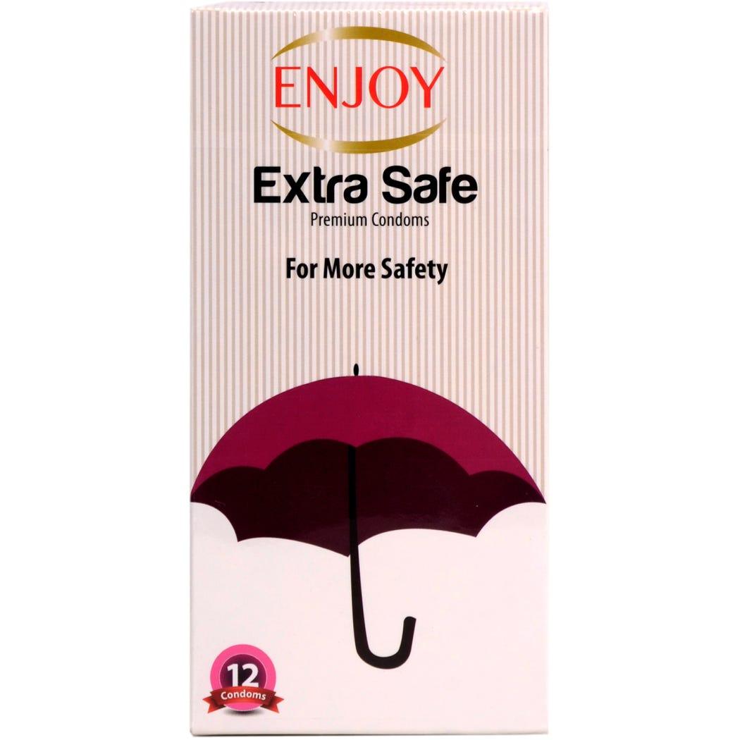 Enjoy Extra Safe Premium Condoms 12 Pcs Enjoy Extra Safe Premium Condoms 12 Pcs
