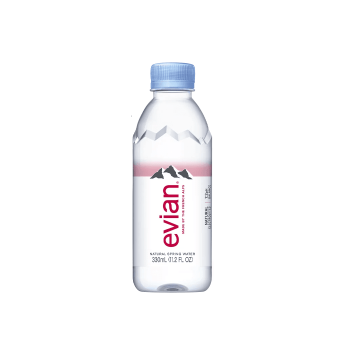Evian Natural Mineral Water 330 ml