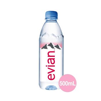 Evian Natural Mineral Water 500 ml