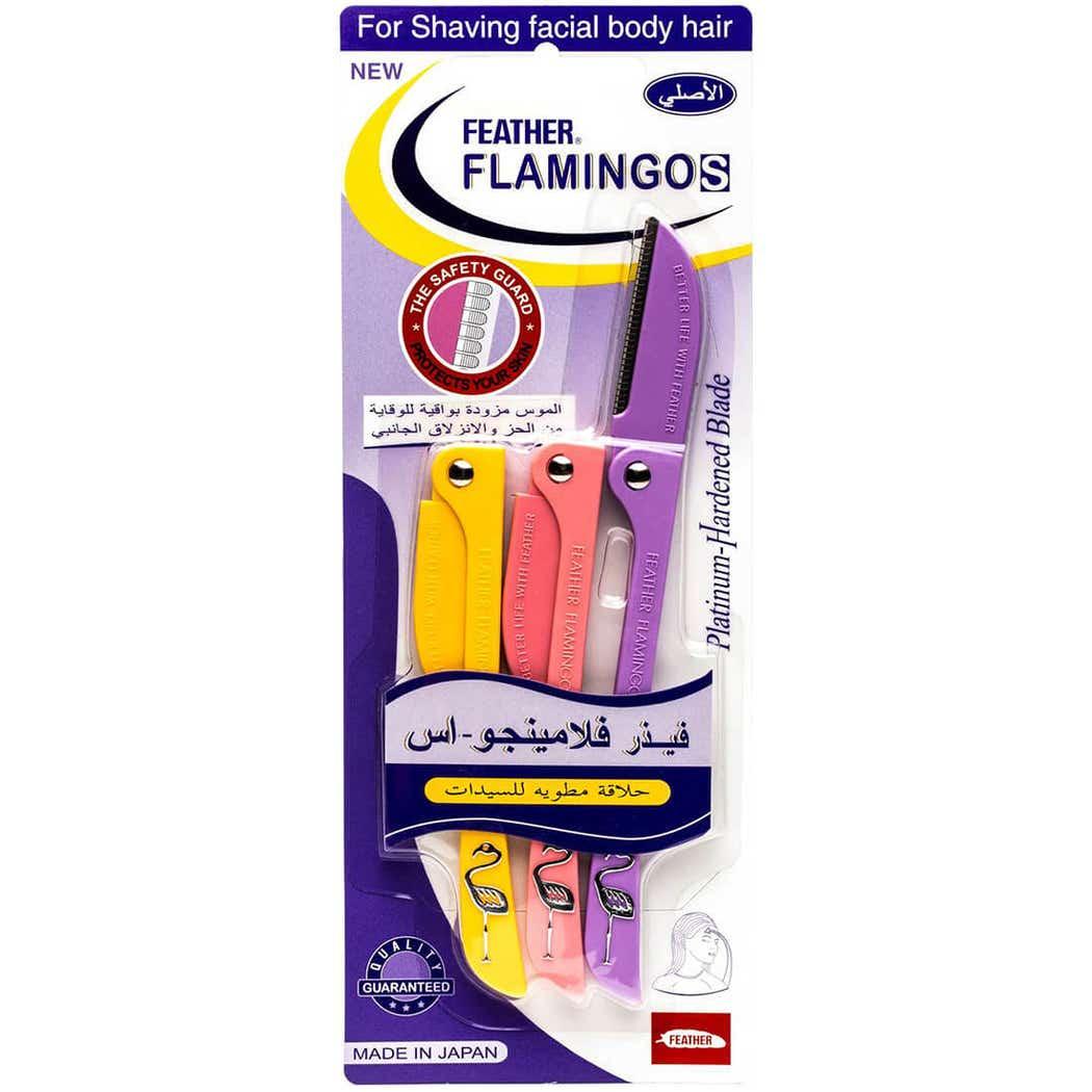 Feather-Flamingo Razor For Face & Body Shaving Feather-Flamingo Razor For Face & Body Shaving