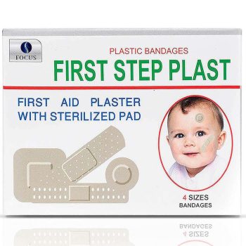 First Step Plaster Bandage Strips Mixed 100 P