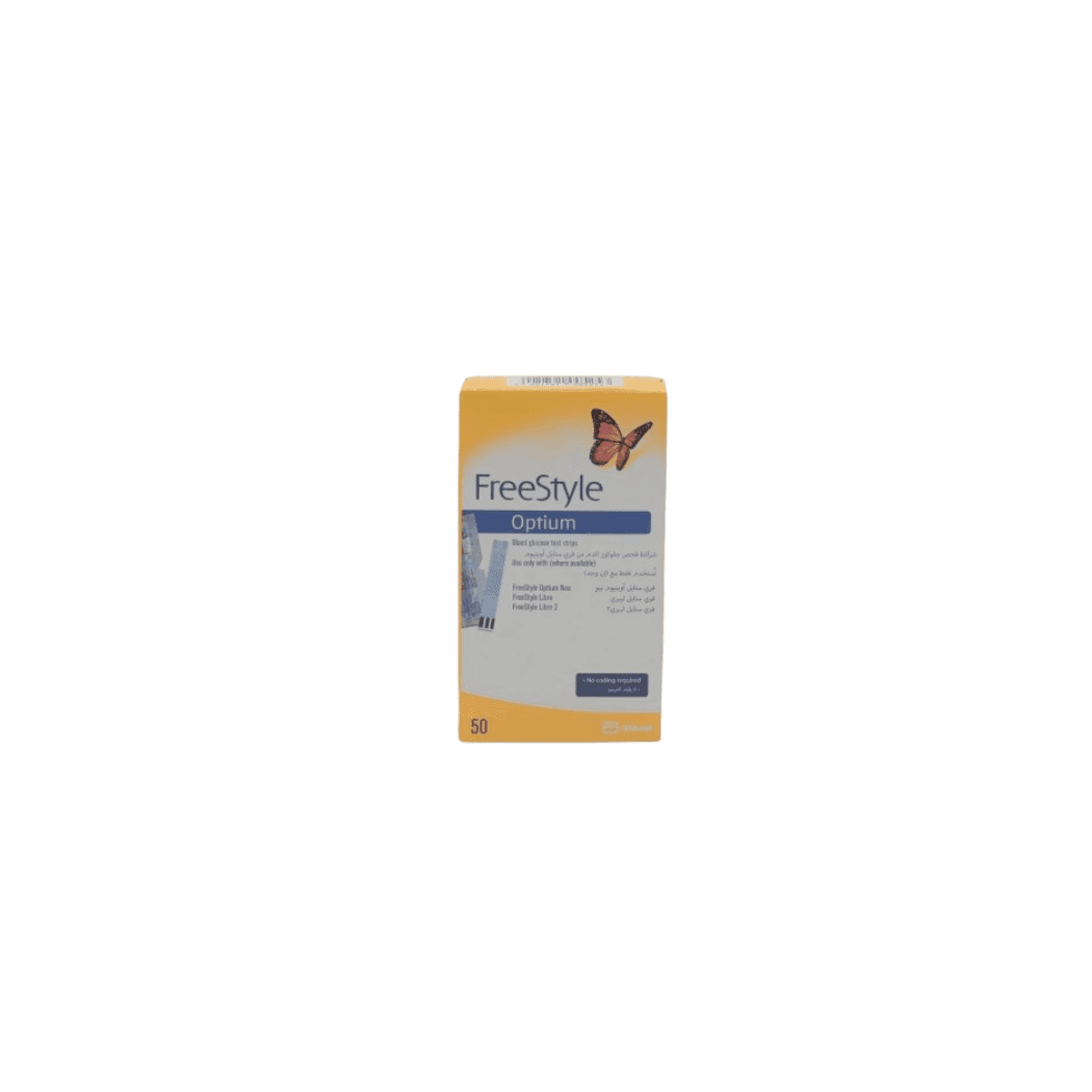 FreeStyle Optium Test Strips 50 Pcs FreeStyle Optium Test Strips 50 Pcs