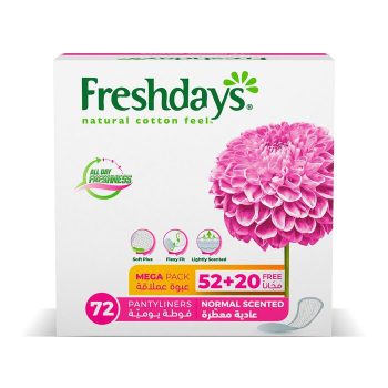 Freshdays Normal Scented 52 pcs and 20 pcs free