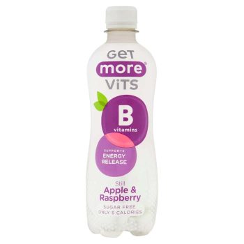 Get More Vits Vitamin B Water Apple and Rasberry - 500Ml