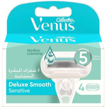 Gillette Venus Sensitive Extra Smooth Blades 4 Pcs