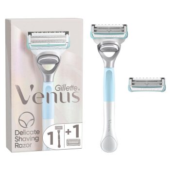 Gillette Venus Skin Care Women's Razor + 2 Razor Blade Refill with Precision Trimmer