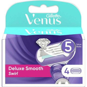 Gillette Venus Swirl Flexiball Women's Razor Blade Refills| 4 Count