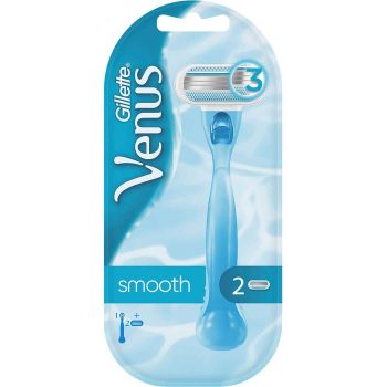Gillette Venus Women's Razor Handle + Razor Blade Refills x2