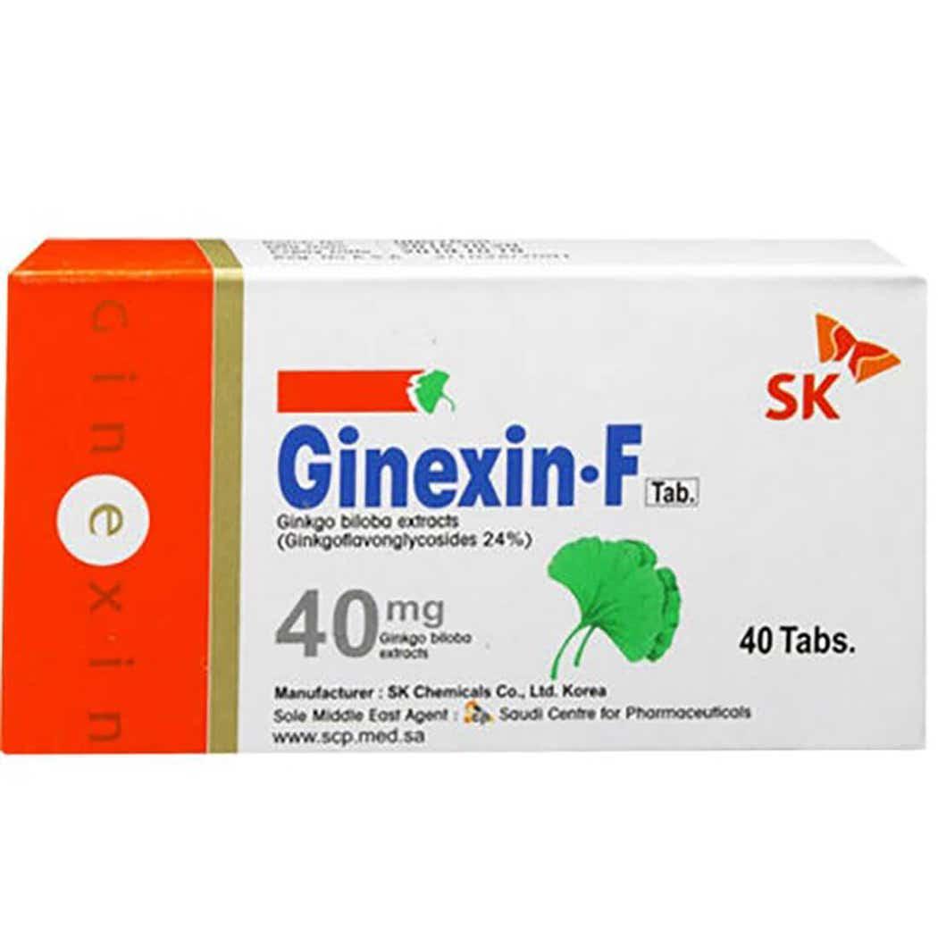 Ginexin-F Ginkgo Biloba 40 mg 40 Tablets Ginexin-F Ginkgo Biloba 40 mg 40 Tablets