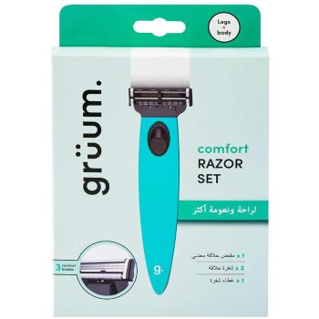 Grüum Comfort System Razor Set For Women (Green)