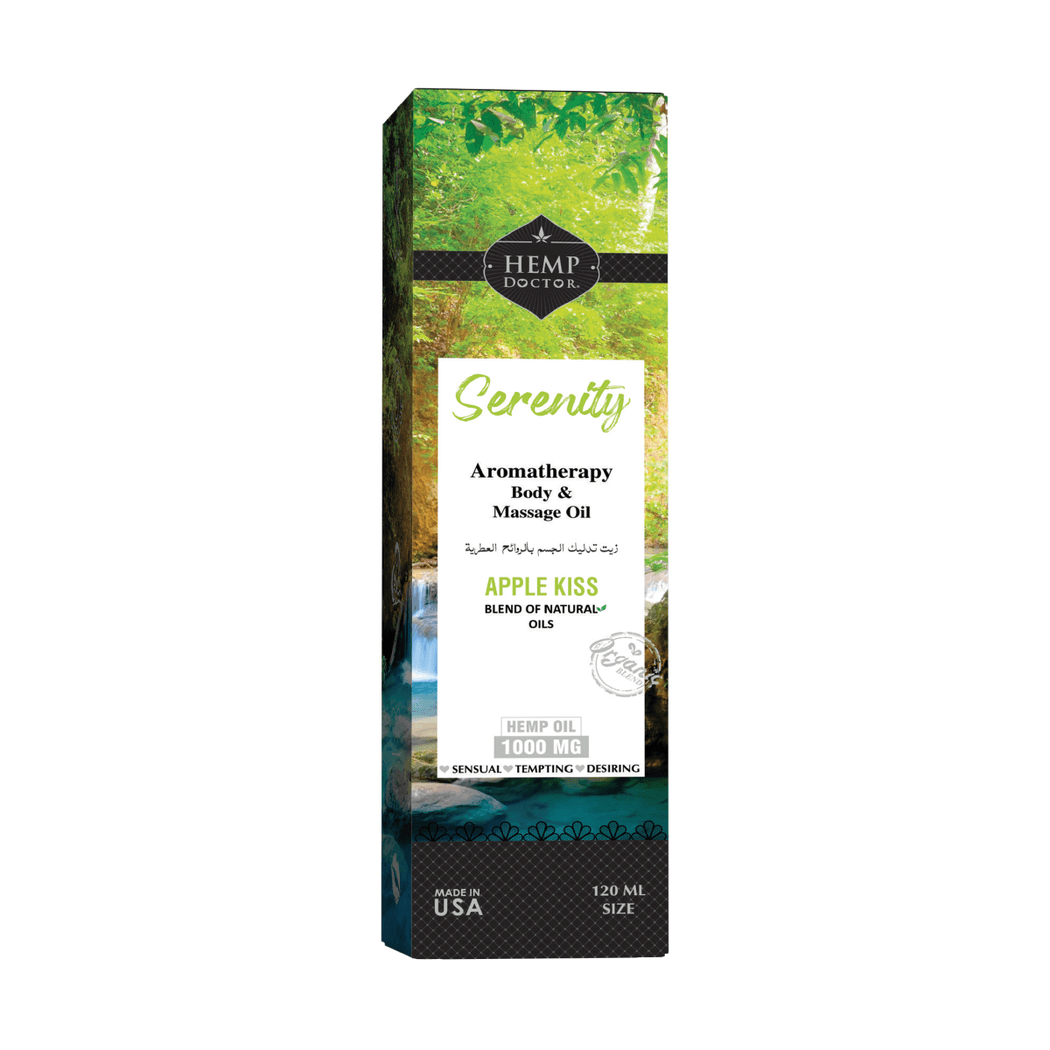 Hemp Doctor Serenity Massage Oil Apple Kiss 120 Ml Hemp Doctor Serenity Massage Oil Apple Kiss 120 Ml
